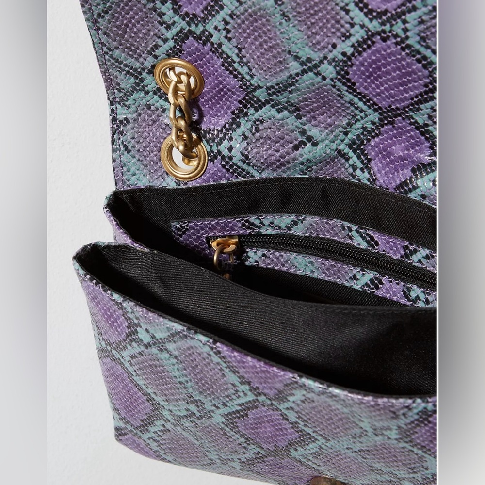 Anthropologie Naja AKA Imogen Snake-Print Shoulder Bag - Rare & sold out - Picture 3 of 7